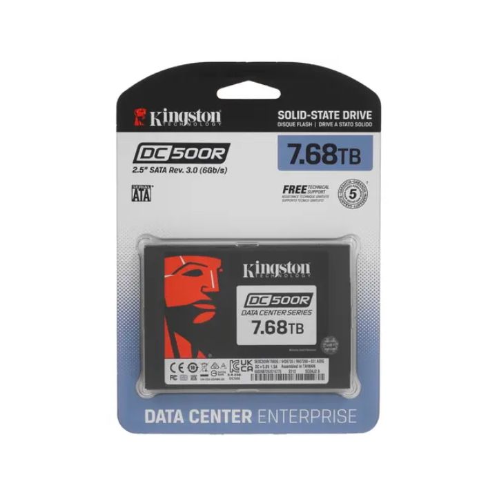 купить Твердотельный накопитель SSD 7680 Gb SATA 6Gb/s Kingston DC500R SEDC500R/7680G 2.5" в Алматы