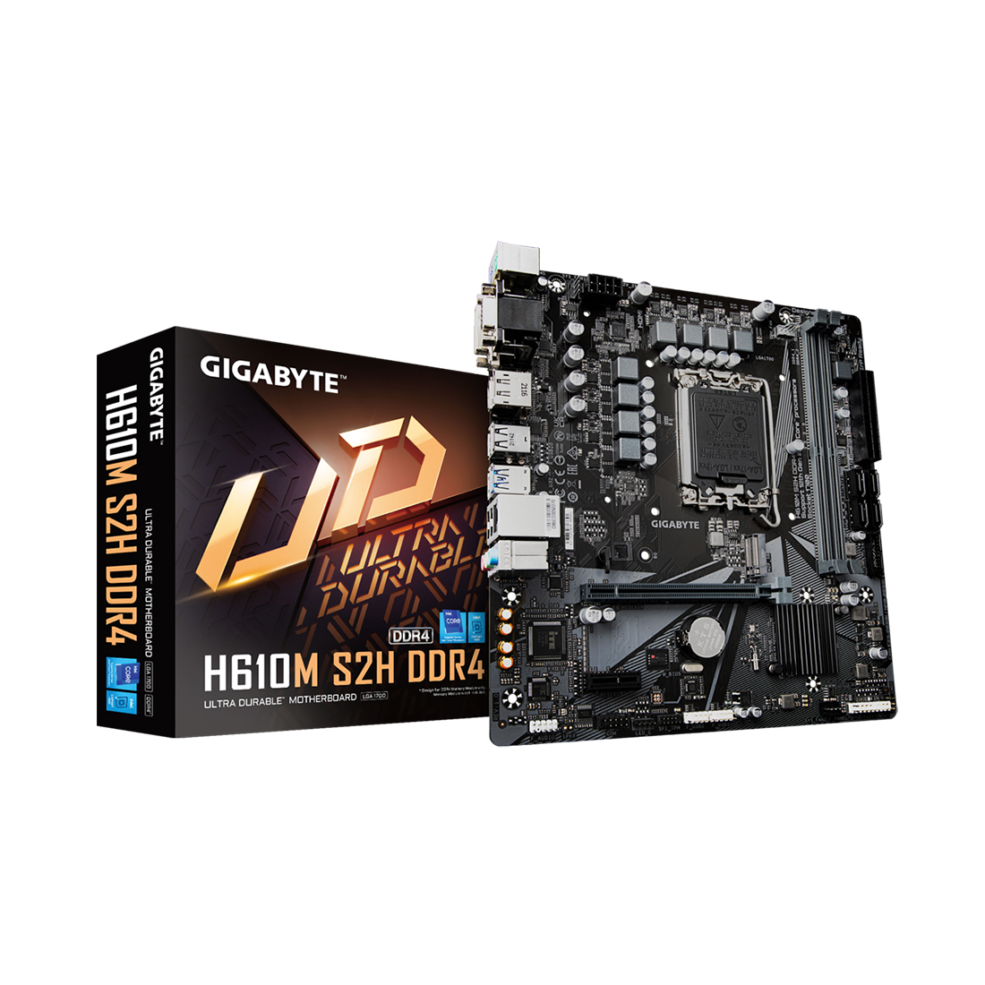 купить Материнская плата Gigabyte H610M S2H DDR4 в Алматы