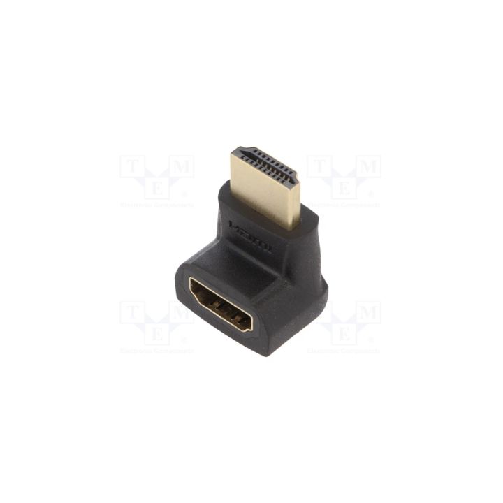 купить Адаптер Vention HDMI 270 degree male to female adapter black в Алматы