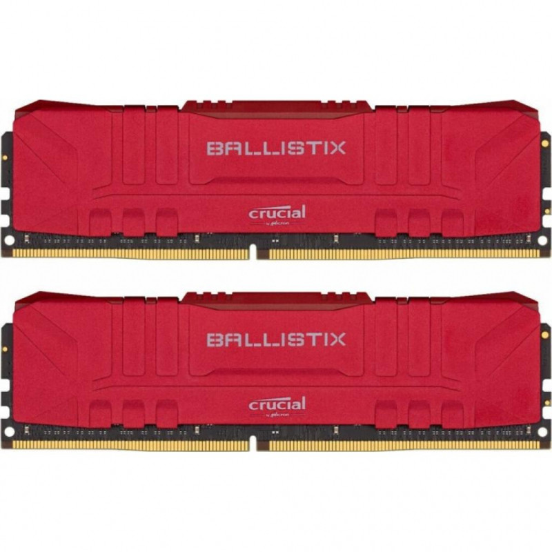 купить Оперативная память 16GB KIT (2x8Gb) DDR4 2666MHz Crucial Ballistix Desktop Gaming Memory Red PC4-21300 UDIMM 1.2V BL2K8G26C16U4R в Алматы