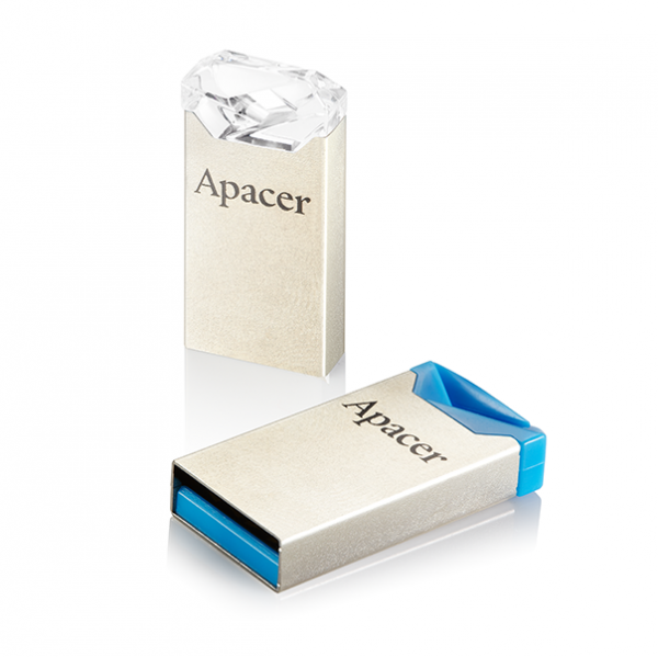купить USB Флеш 64GB 2.0 Apacer AP64GAH111CR-1 серебро в Алматы