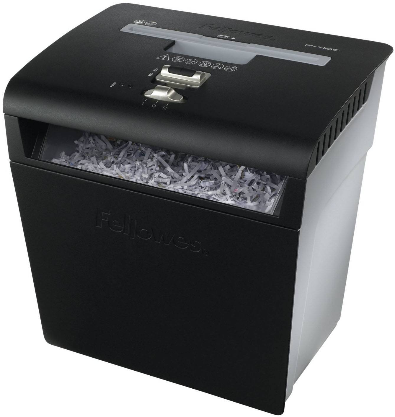 купить Шредер Fellowes&reg; Powershred&reg; P-48C, DIN P-3, 4x50мм, 8лcт.,18лтр., Safety Lock в Алматы