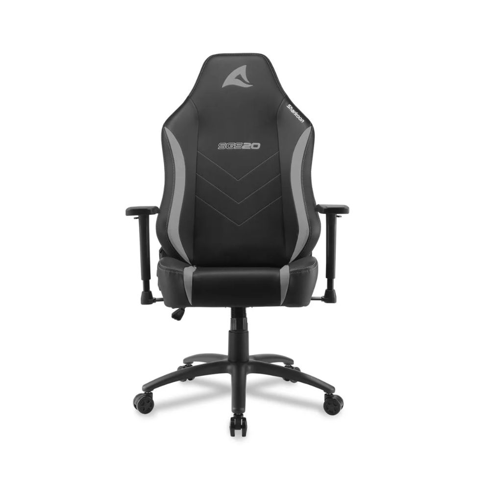 Купить Кресло геймерское Sharkoon Skiller SGS20, регулировка высоты, подлокотник, 120 кг, Black-Grey в Алматы