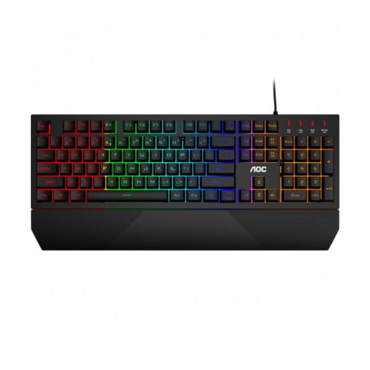 купить Игровая Клавиатура AOC GK200, 104 клавиш, RGB SHOW,  кабель 1,8м, USB2.0 GK200D32R в Алматы