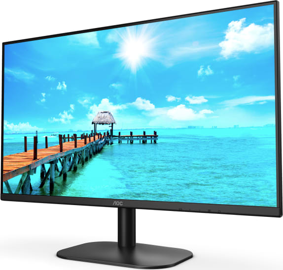 купить Монитор с Безрамочным Дизайном 23.8* AOC 24B2XH IPS 1920х1080PX 16:9 250кд/м2 7мс 1000:1 20млн:1 1xD-Sub 1xHDMI Угол Обзора 178178. Черный. Элегантный внешний вид и насыщенные цвета с любого угла в Алматы