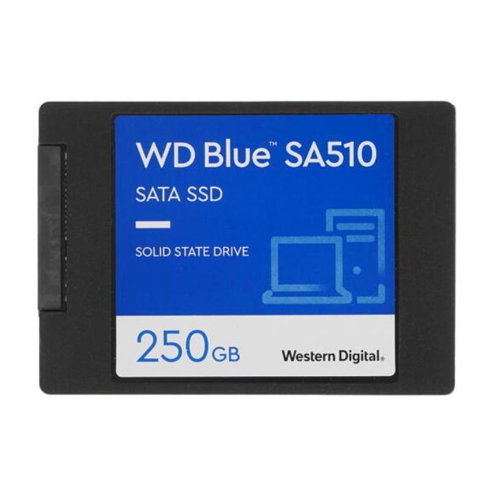 купить Твердотельный накопитель  250GB SSD WD BLUE SA510 2.5&rdquo; SATA3 R555Mb/s, W440MB/s WDS250G3B0A в Алматы