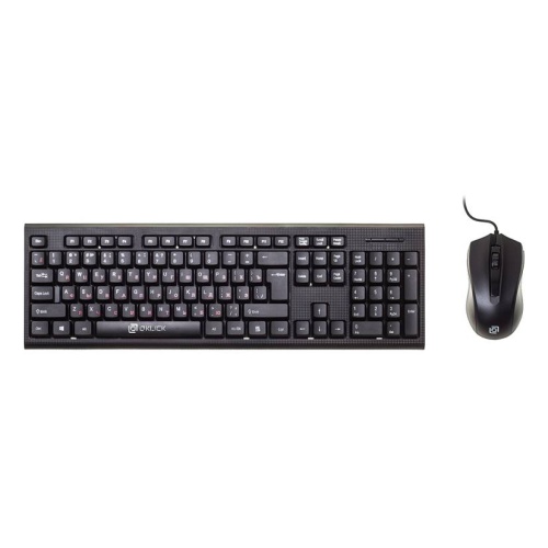 купить Клавиатура + мышь Oklick 620M клав:черный мышь:черный USB в Алматы