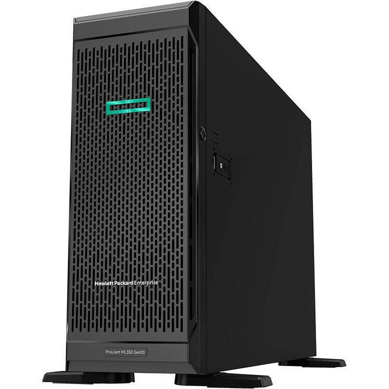 купить Сервер HPE ML350 Gen10, 1(up2)x 3104 Xeon-B 6C 1.7GHz, 1x8GB-R DDR4, S100i/ZM (RAID 0,1,5,10) noHDD в Алматы