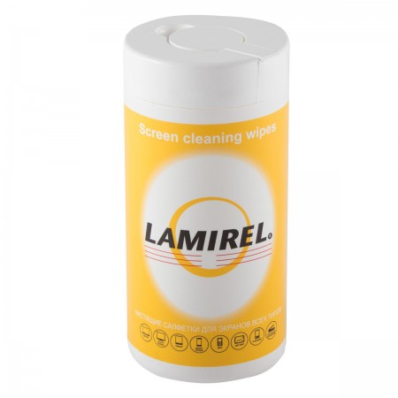 купить Чистящие салфетки Lamirel для экранов всех типов в тубе, 100 шт. в Алматы