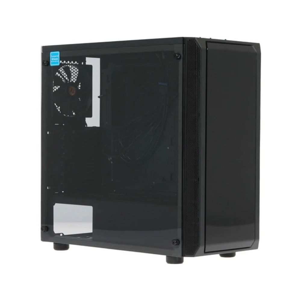 Купить Корпус Thermaltake Versa J23 TG, Midi Tower, ATX, Black, 2x3.5*/4x2.5*, 2xUSB, USB3.0 CA-1L6-00M1WN-00 в Алматы