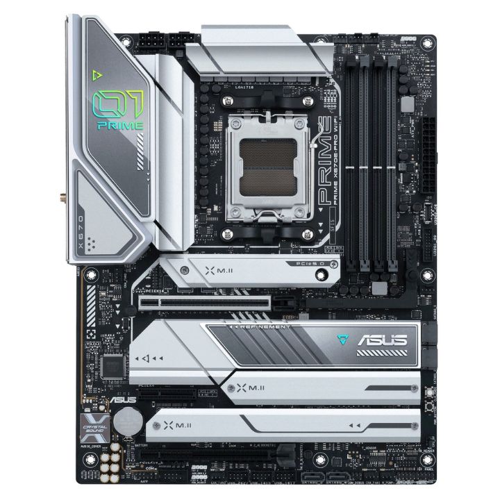 купить Материнcкая плата ASUS PRIME X670E-PRO WIFI sAM5 X670 4xDDR5 M.2 DP HDMI WiFi BT ATX в Алматы