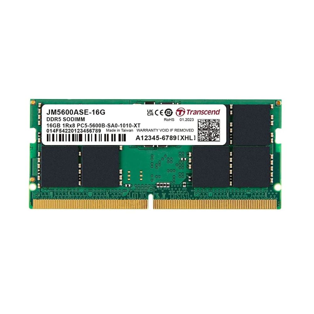 Купить SO-DIMM 16GB DDR5 PC44800/5600MHz Transcend, CL46-45-45-89, 1.1V ,BOX JM5600ASE-16G в Алматы