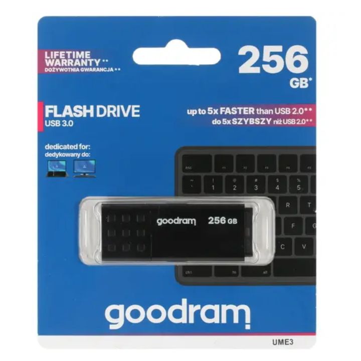 купить USB Flash 256 ГБ Goodram UME3 (UME3-2560K0R11) в Алматы