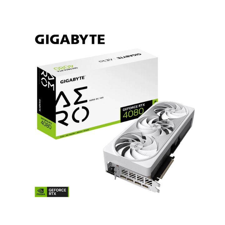 купить Видеокарта Gigabyte (GV-N4080AERO OC-16GD) RTX4080 AERO OC 16G в Алматы