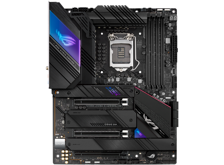 купить Сист. плата ASUS ROG STRIX Z590-E GAMING WIFI, Z590, 1200, 4xDIMM DDR4, 3xPCI-E x16, 4xM.2, 6xSATA, DP, HDMI, WiFi 6, BO в Алматы