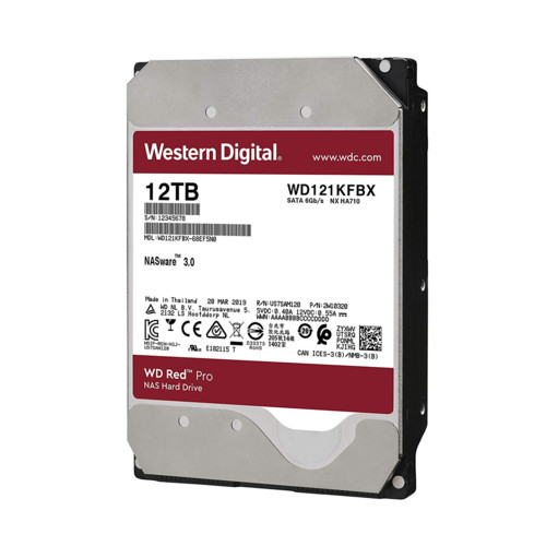 купить Жесткий диск для NAS систем HDD 12Tb Western Digital Red PRO SATA3 3,5" 7200rpm 256Mb WD121KFBX в Алматы