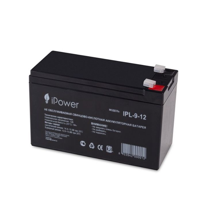 купить Аккумулятор IPower IPL9-12 (12V 9Ah Size 151*65*95mm) в Алматы