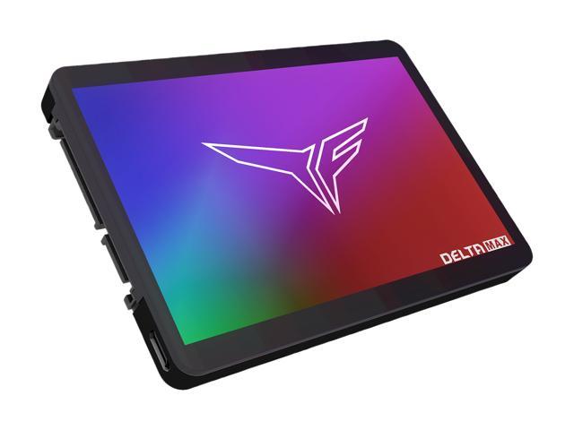 купить SSD-накопитеь Team Group DELTA MAX 1Tb, 2.5*, 9.5mm, SATA-III 6Gb/s, ARGB, T253TM001T3C302 в Алматы