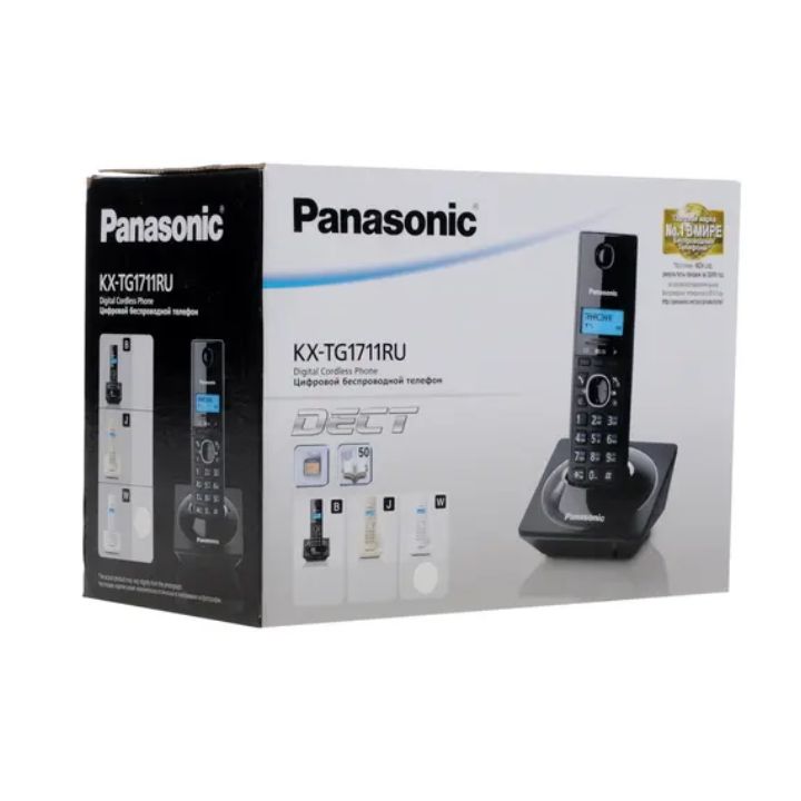 Радиотелефон PANASONIC KX-TG1711 (RUW) Белый купить в Алматы