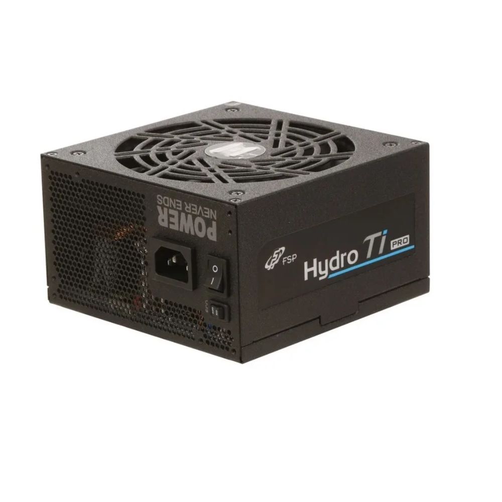 Купить БП ATX 1000W FSP Hydro PTM Ti Pro HTI-1000M, Titanium, 20+4/24+4/24+4+8/24+8+8, 13.5cm, 4x6+2p PCI-E в Алматы