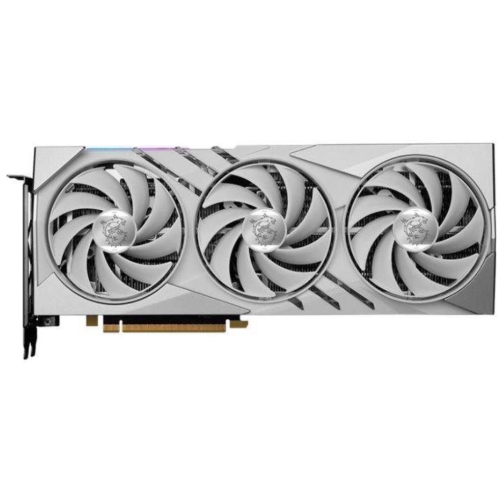 купить Видеокарта MSI GeForce RTX 4060 Ti GAMING X SLIM WHITE 16G в Алматы