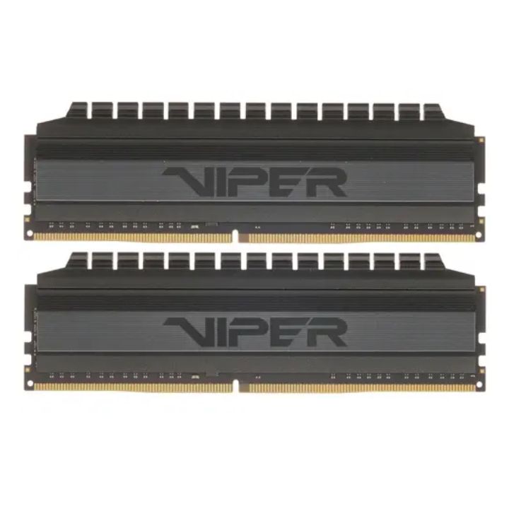 купить Модуль памяти Patriot Viper 4 Blackout, PVB432G300C6K, DDR4, DIMM, 32Gb, KIT, 2x16Gb, 3000Mhz, CL16 в Алматы