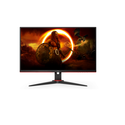 купить Монитор Игровой 23,8" AOC 24G2SAE/BK VA 1920x1080 165Hz 1ms 350cd/m 3000:1 2xHDMI DP 2x2W Black в Алматы