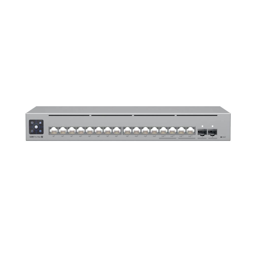 купить UniFi Layer 3 Etherlighting switch with (12) GbE PoE+, (4) 2.5 GbE PoE++, and (2) 10G SFP+ ports в Алматы