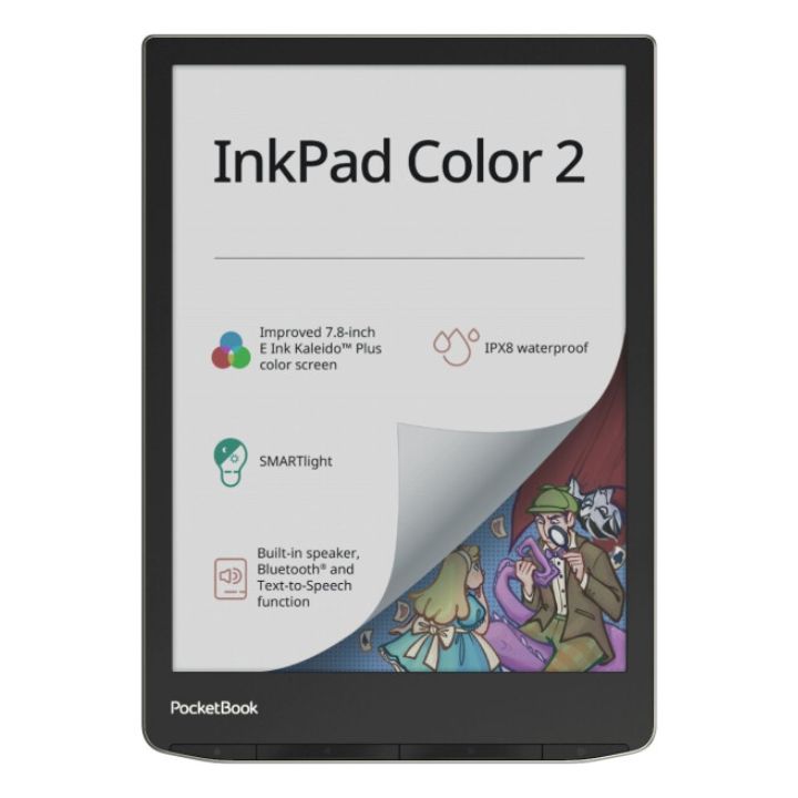 купить Электронная книга PocketBook PB743C серебряный в Алматы