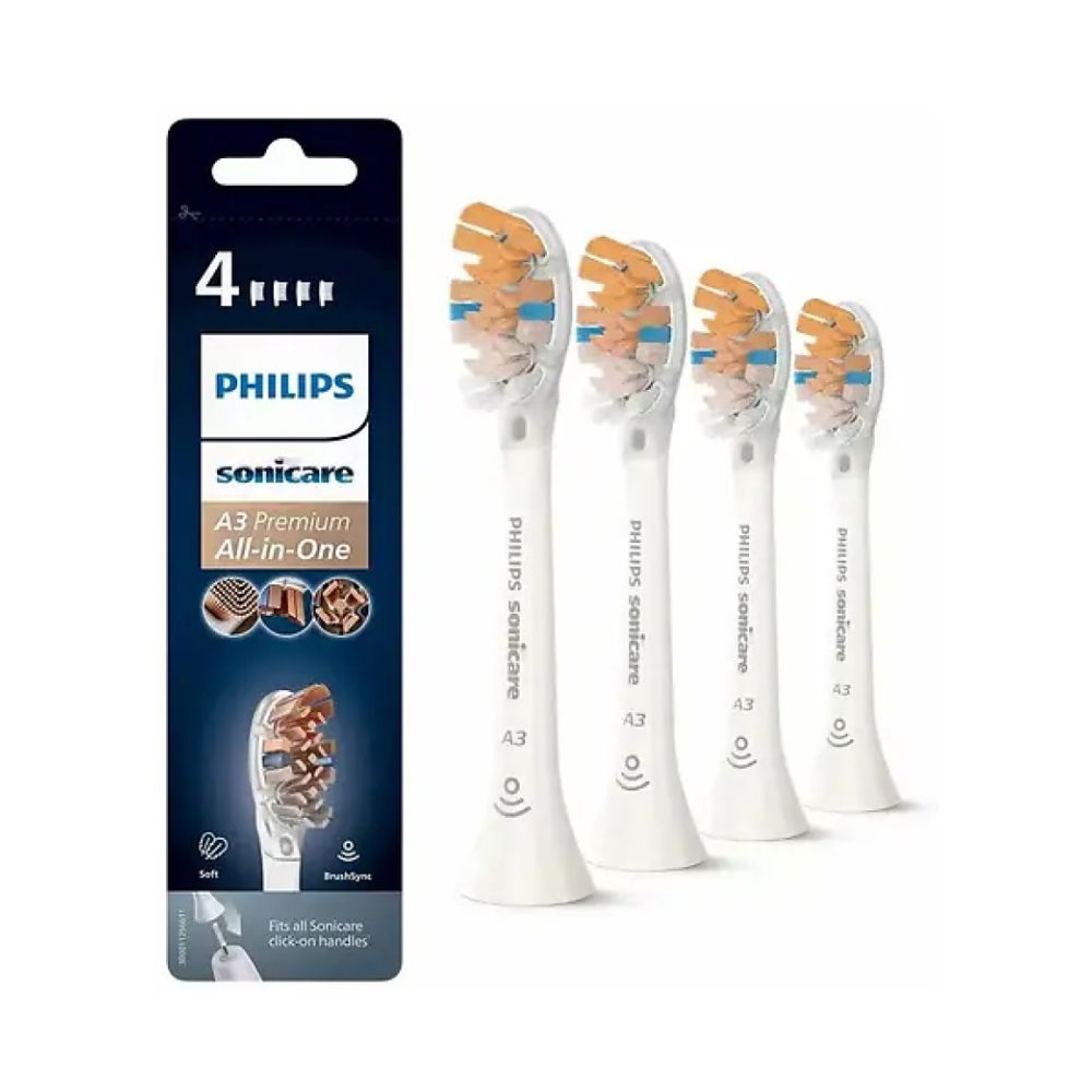 купить Стандартные насадки для звуковой зубной щетки Philips Sonicare Premium All-in-One HX9094/10 4шт в Алматы