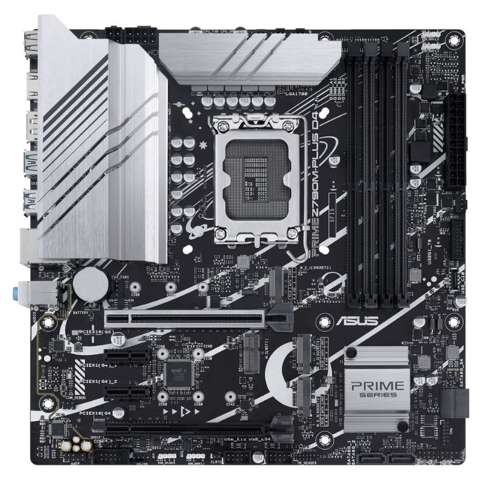 купить Материнcкая плата ASUS PRIME Z790M-PLUS D4 s1700 Z790 4xDDR4 M.2 HDMI DP mATX в Алматы