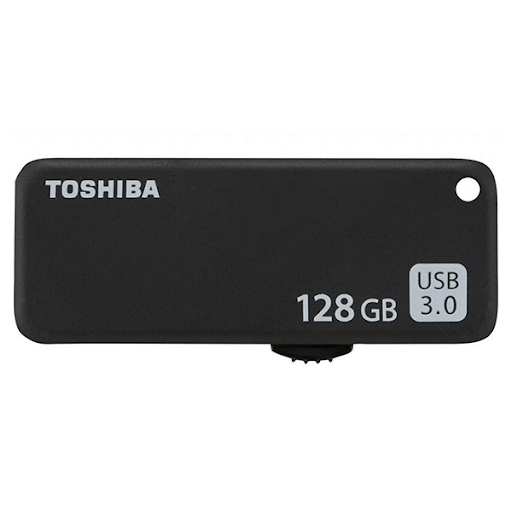 купить USB-ФЛЕШ-НАКОПИТЕЛЬ 128Gb TOSHIBA U365 USB 3.0 THN-U365K1280E4 BLACK в Алматы