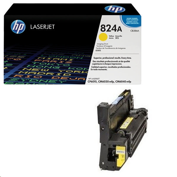 купить Картридж лазерный HP CB386A, Жёлтый, на 35000стр для Color LJ CM6030/CM6030f/CM6040/CM6040f/CP6015dn/CP6015n в Алматы