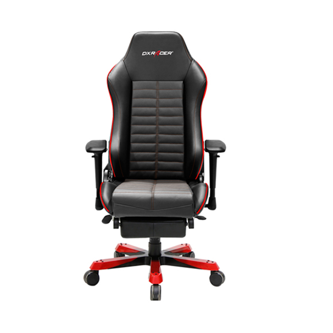 купить Игровое компьютерное кресло, DX Racer,  OH/IA133/NR, ПУ экокожа, Вид наполнителя: губчатая пена высокой плотности (54 кг/м?), Металлическая основа кресла, Механизм качания: топ-ган, Прорезиненные колеса в комплектации, Чёрно-красный в Алматы