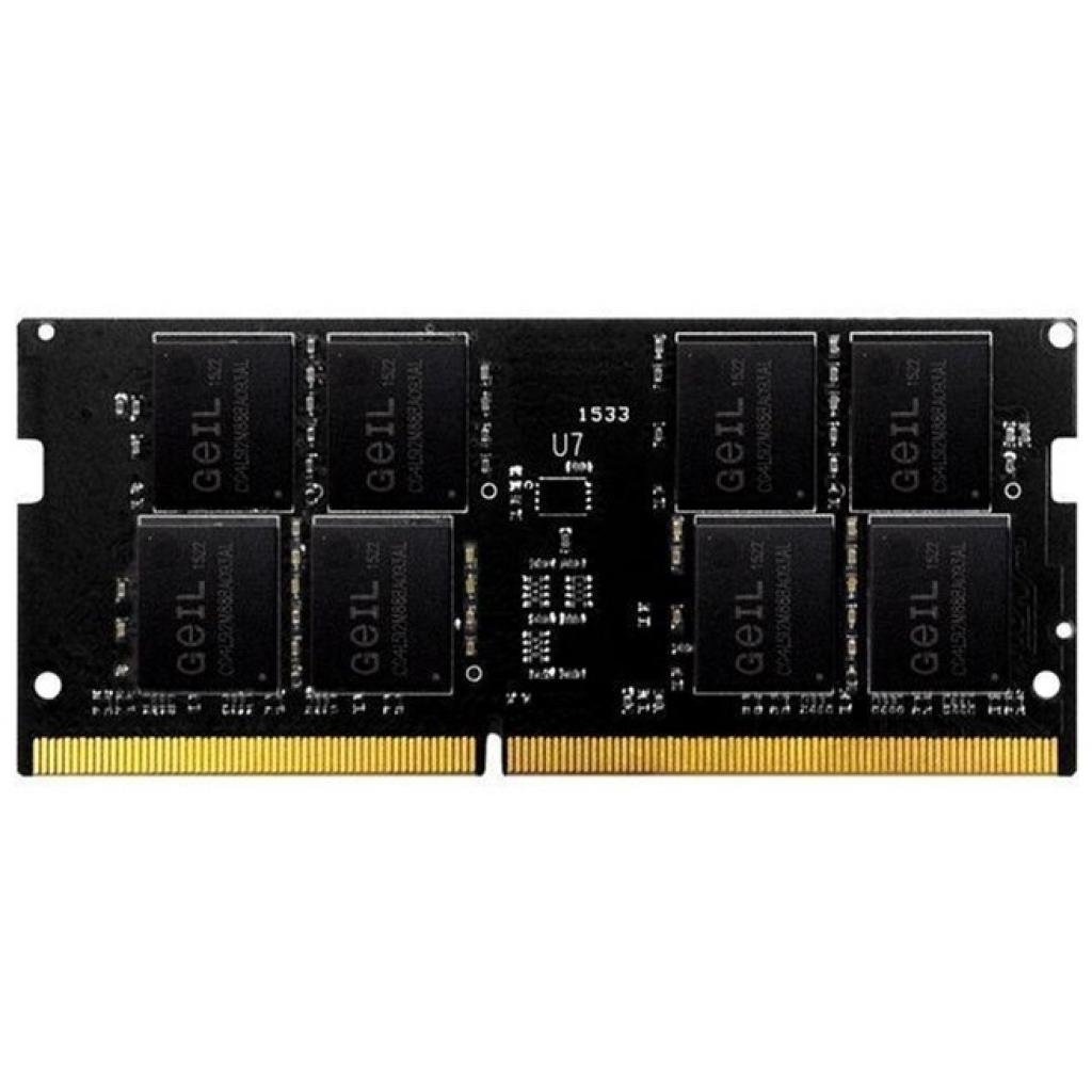 купить Оперативная память для ноутбука 8Gb DDR4 2400MHz GEIL PC4-19200 SO-DIMM 17-17-17-39 GS48GB2400C17SC Retail Pack                                                                                                                                            в Алматы
