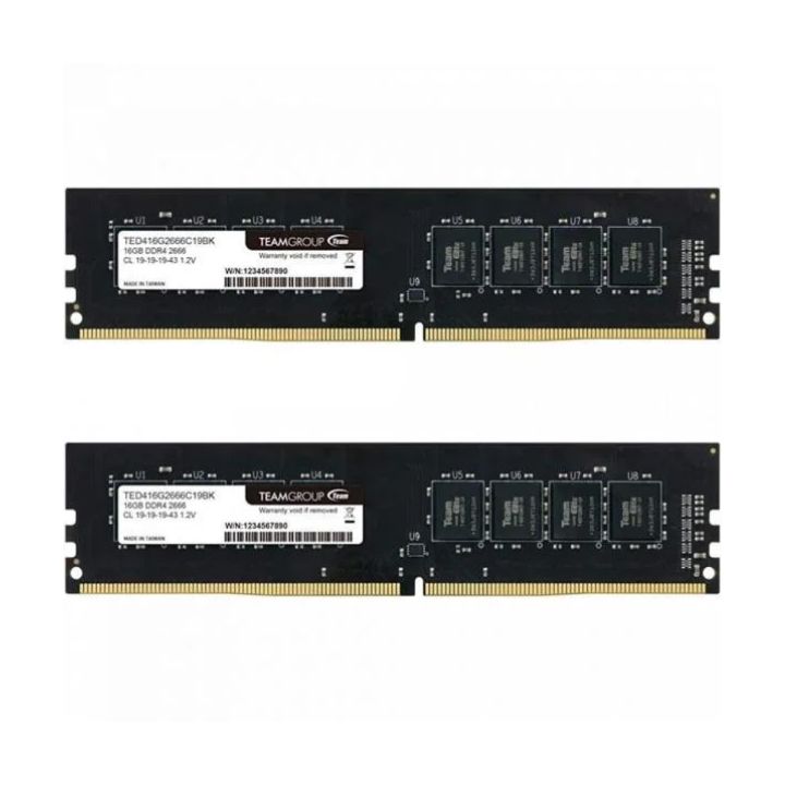 купить Оперативная память 64Gb Kit (2x32Gb) 3200MHz DDR4 Team Group ELITE CL22 TED464G3200C22DC01 в Алматы