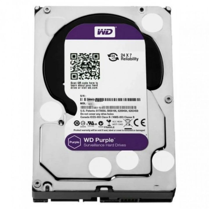 купить Накопитель на жестком магнитном диске WD Purple  WD42PURU 4ТБ 3,5" SATA-III DV для видеонаблюдения в Алматы