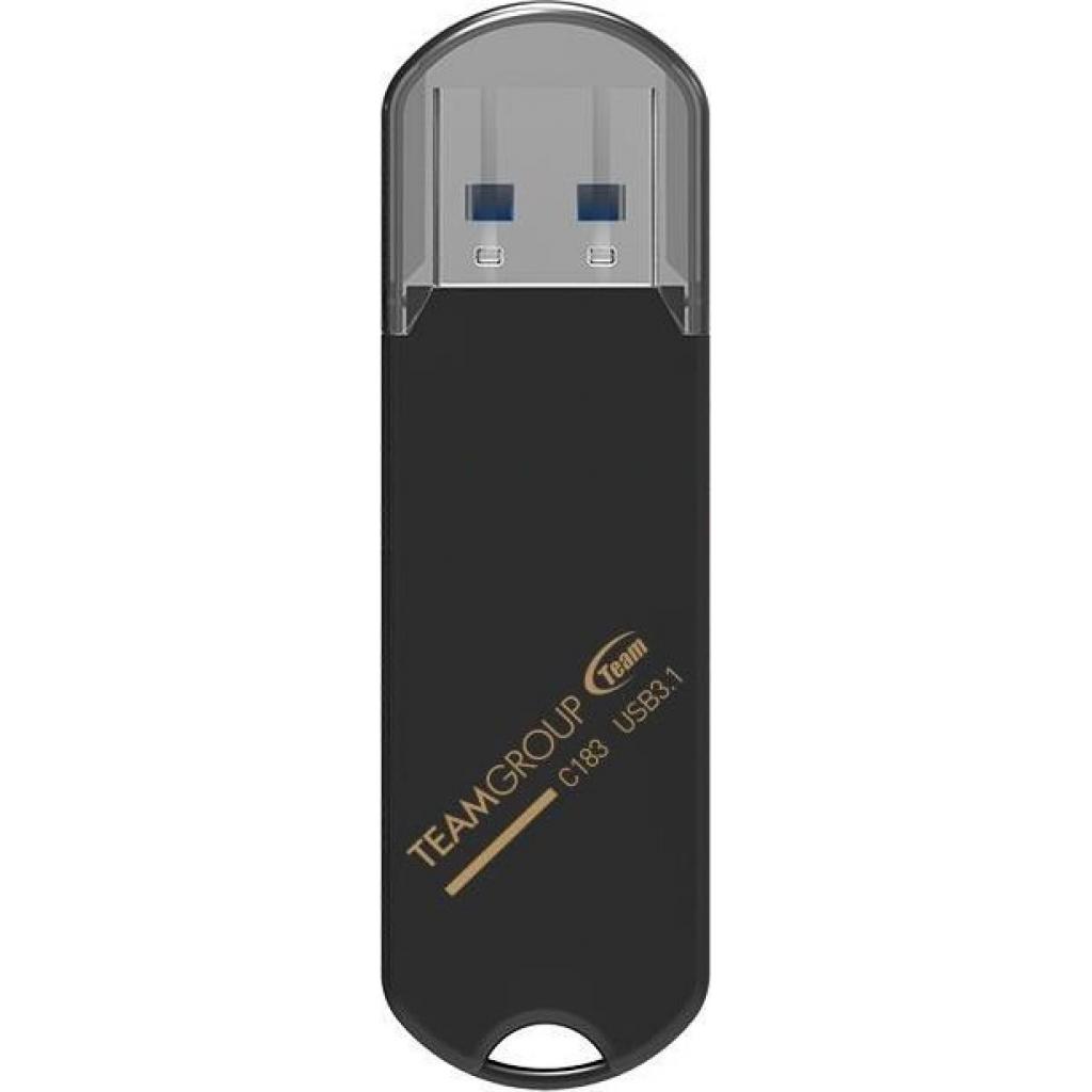 купить Устройство хранения данных USB Flash Team Group TEAM C183 3.0 DRIVE 32GB BLACK, TC183332GB01 в Алматы