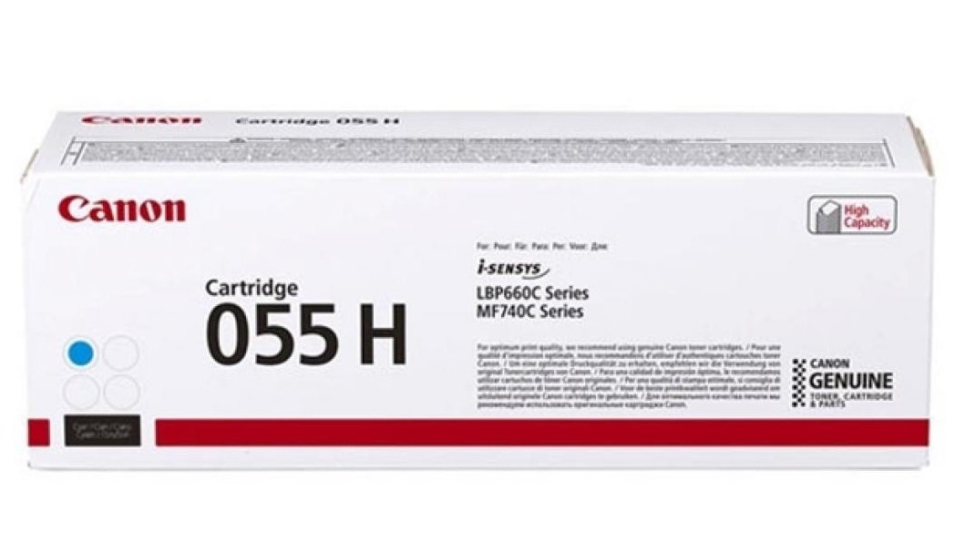 купить Картридж Canon/055H/Лазерный цветной/голубой в Алматы