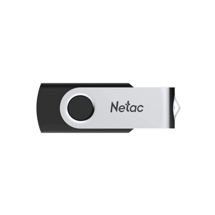 купить USB Флеш 64GB 2.0 Netac U505/64GB черный-серебро в Алматы