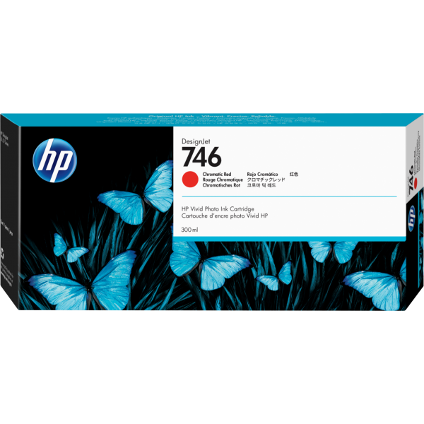 купить Картридж HP Europe/P2V81A/Струйный широкоформатный/хроматический красный/№746/300 мл в Алматы