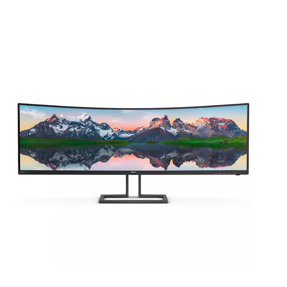 Купить Монитор 48.8* Philips 498P9Z/00, Black, VA, 5120x1440@165Hz, 550кд/м2, 3000:1, 4ms, 4xUSB, 2xHDMI,DP 498P9Z/00 в Алматы