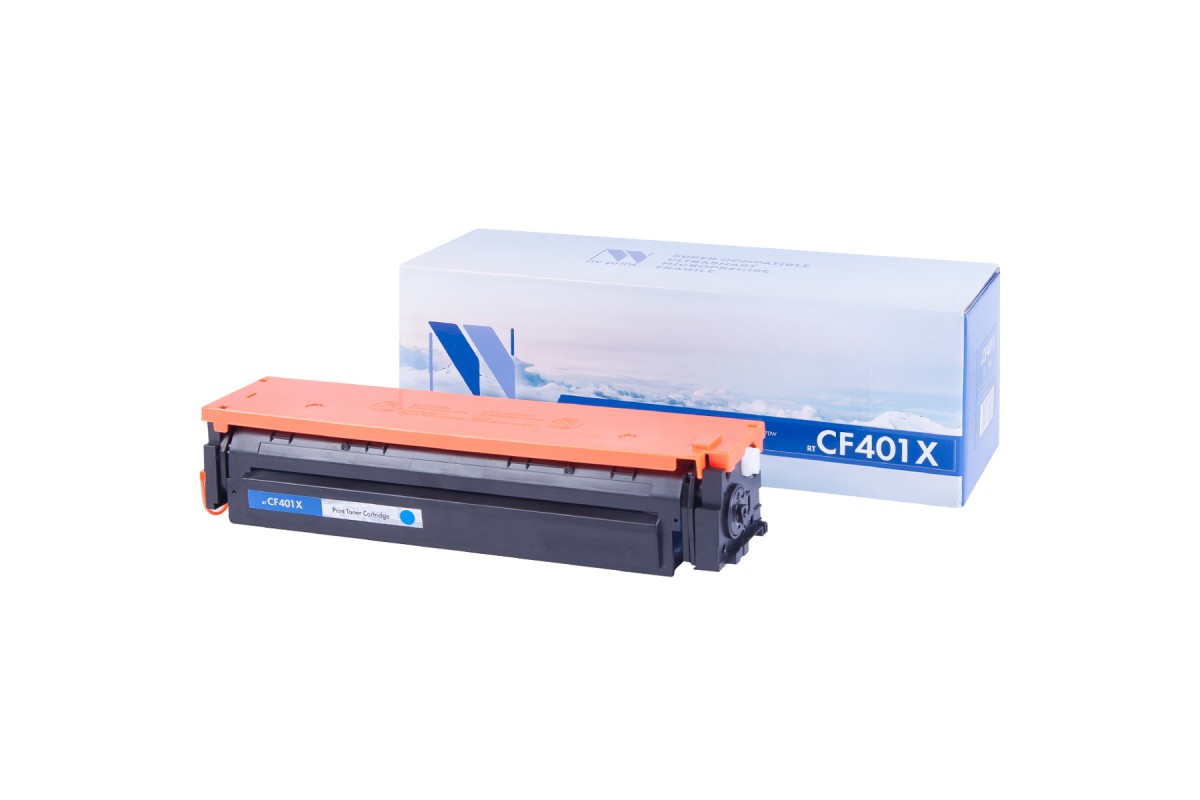 купить Картридж NVP совместимый HP CF401X Cyan для LaserJet Color Pro M252dw/M252n/M274n/M277dw/M277n (2300                                                                                                                                                       в Алматы