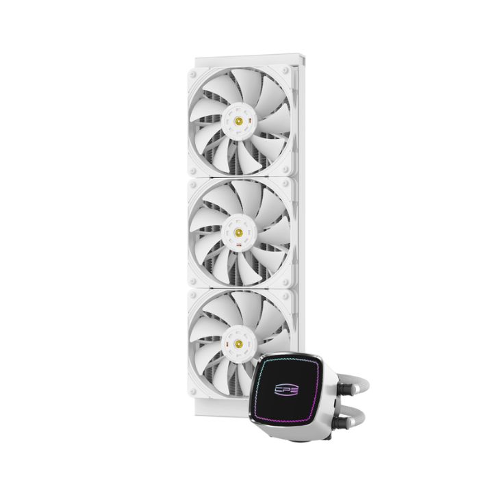 купить Водяное охлаждение для CPU PCCooler DE360 WH, ARGB 3x120см White в Алматы