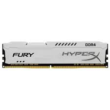 купить ОЗУ Kingston 8Gb/2400MHz DDR4 DIMM, HyperX Fury, CL15, HX424C15FW2/8, White в Алматы