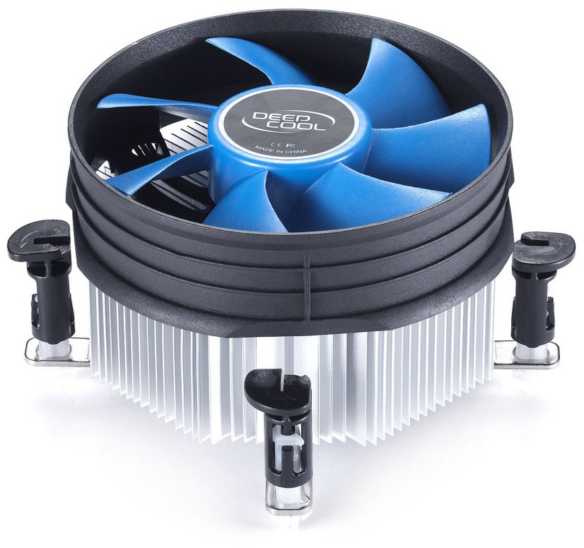 купить Кулер для процессора Intel, Deepcool, THETA 16 PWM DP-ICAP-T16P, Intel 1156/LGA1155/LGA1151/LGA1150, 95W, 92мм, 900- 2400&plusmn;10% RPM об/м, 17,8-33,4 дБА, 4pin, Габариты 100х100х62мм, Чёрный в Алматы