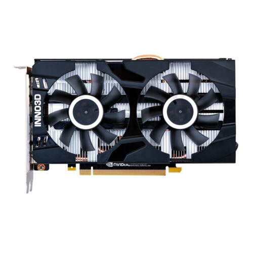 купить Видеокарта INNO3D, GTX 1660 Ti, TWIN X2, N166T2-06D6-1710VA15, 6GB GDDR6, 192bit, HDMI, 3xDP, RTL в Алматы