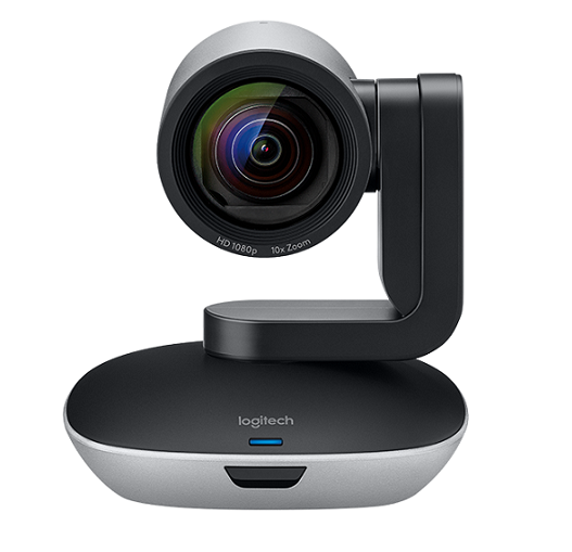 купить Веб-камера для видеоконференций Logitech PTZ Pro 2 (Full HD 1080p/30fps, автофокус, zoom 10x, угол обзора 90&deg;, панорамирование 260&deg;, наклон 130&deg;, пульт ДУ, кабель 3м, блок питания, крепление) в Алматы