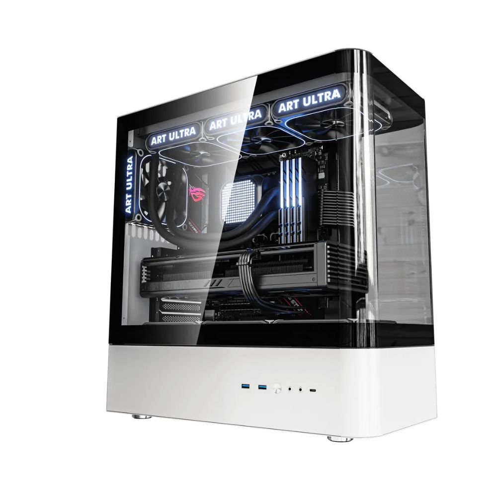 купить Компьютерный корпус DarkFlash HM1, White, ATX в Алматы