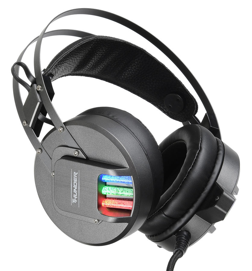 купить Наушники с микрофоном Oklick HS-L550G THUNDER черный 2.2м мониторные в Алматы
